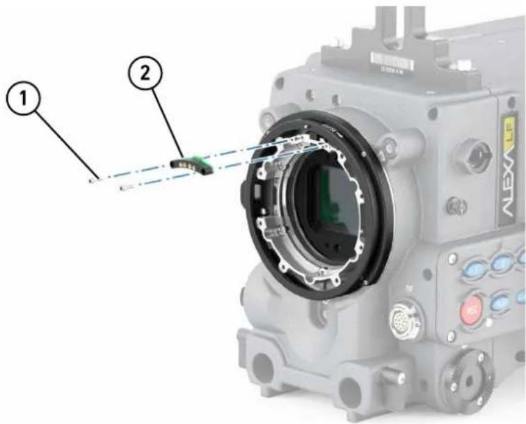 Diagram of an Alex AI camera with labeled components, showing optical path and component layout