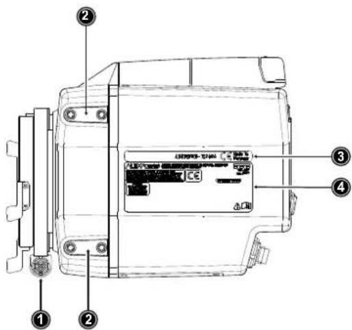 Technical diagram of a device with numbered annotations pointing to components like 'DDR/100' and 'CC'.