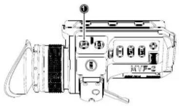 Technical diagram of a camera module with labeled components and a numbered component marker