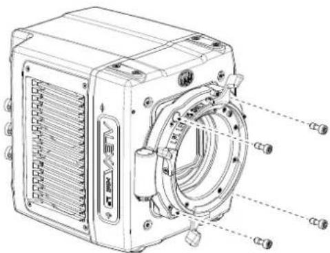 Technical diagram of an electronic device with labeled components and connection points