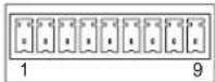 SONY RM-IP10 - TALLY/CONTACT connector (connector plug, 9-pin) - 1