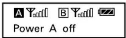 A Y B Y Power A off