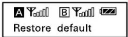 A Y...B Y... Restore default