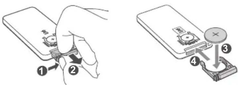 Diagram showing a hand inserting a device into a smartphone, with numbered steps indicating the process.