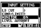 ZOOM H4n Pro - 設定操作をキャンセルする - 13