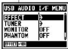 ZOOM H4n Pro - 【設定中のボタン操作と〈AUDIO I/F〉メニュー】 - 2