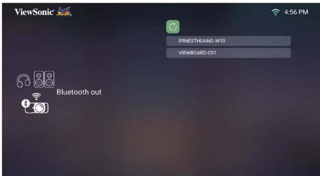 ViewSonic 4:56 PM ERNESTHUANG-W10 VIEWBOARD-C01 Bluetooth out