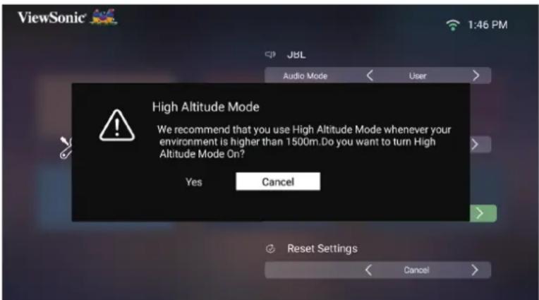 VIEWSONIC M1+ - Advanced Settings - 4