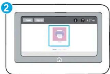 HP LaserJet Enterprise M507 - Sådan åbnes HP's integrerede webserver (EWS) - 3