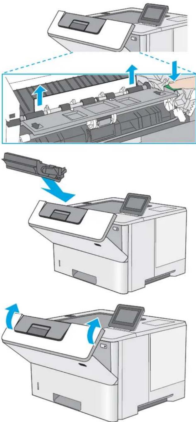 HP LaserJet Enterprise M507 - Afhjælp papirstop i bakke 1–13.A1 - 3