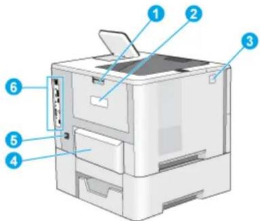 HP LaserJet Enterprise M507 - Printeren set bagfra - 1