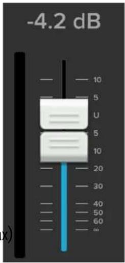 MACKIE SRM-FLEX - Channel Faders and Input Meters - 2