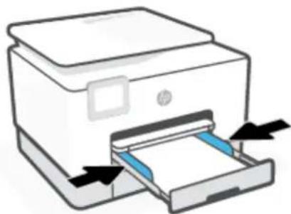 HP OfficeJet Pro 9020 - Sådan ilægges papir i legal-papir i bakke 2 - 6