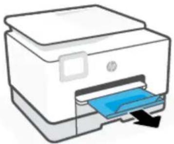 HP OfficeJet Pro 9020 - Sådan ilægges almindeligt papir i bakke 2 - 6