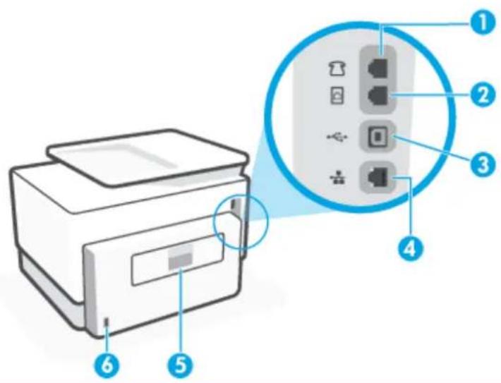 HP OfficeJet Pro 9020 - Set bagfra - 1