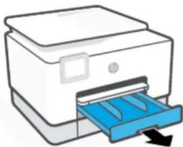 HP OfficeJet Pro 9020 - Sådan ilægges en konvolut i bakke 2 - 2