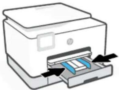 HP OfficeJet Pro 9020 - Sådan ilægges en konvolut i bakke 2 - 5