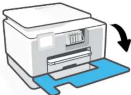 HP OfficeJet Pro 9020 - Sådan afhjælpes papirstop i udskriftszonen - 1