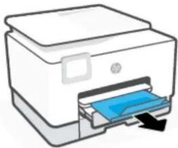 HP OfficeJet Pro 9020 - Sådan ilægges papir i legal-papir i bakke 2 - 7