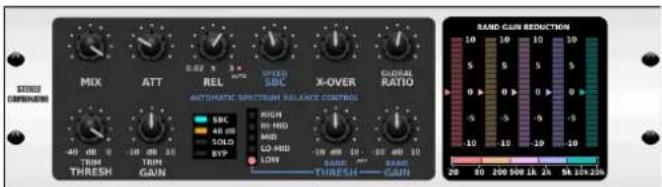 MIX ATT REL SBC SPEED SBC X-OVER GLOBAL RATIO AUTOMATIC SPECTRUM BALANCE CONTROL SBC 40 dB 500 500 500 500 500 500 500 500 500 500 500 500 500 500 500 500 500 500 500 500 500 500 500 500 500 501 THRESH — GAIN BAND — BAND BAND CAN REDUCTION 10 10 10 10 10 10 5 5 5 5 5 5 5 -10 -10 -10 -10 -10 -10 20 20 200 200 2k 2k 2k 2k 2k 2k 2k 2k 2k 2k 2k 2k 2k 2k 2k 2k 2k 2k 2k 2k 2k 2k 2k 2k 2k 2k 2k 2k 2k 2k 2k 2k 2k 2k