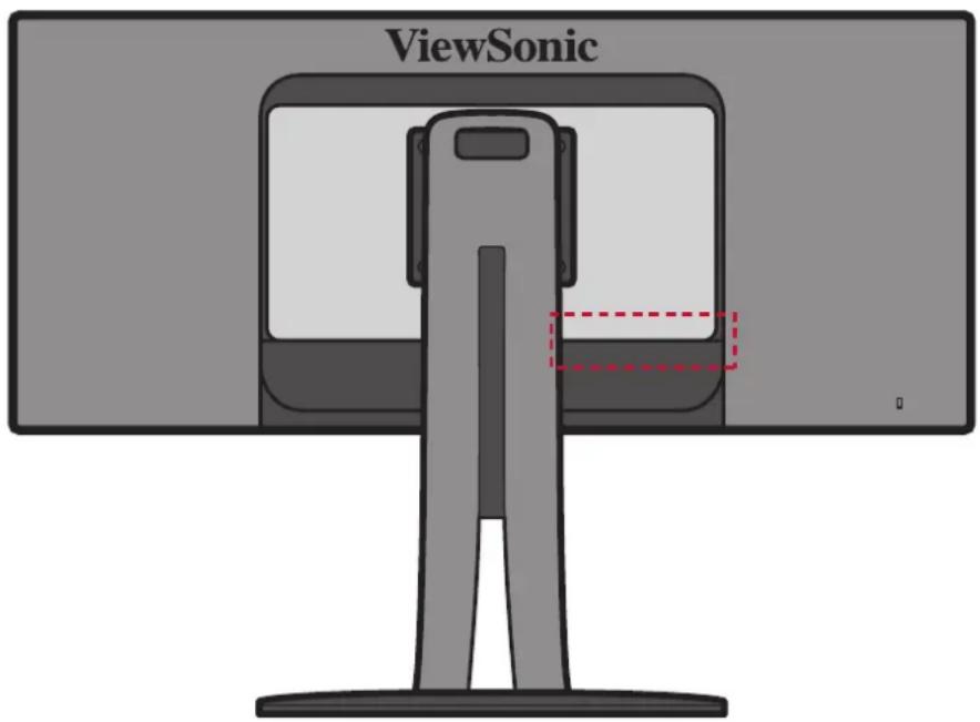 VIEWSONIC VP3481 - USB-tilslutning - 1
