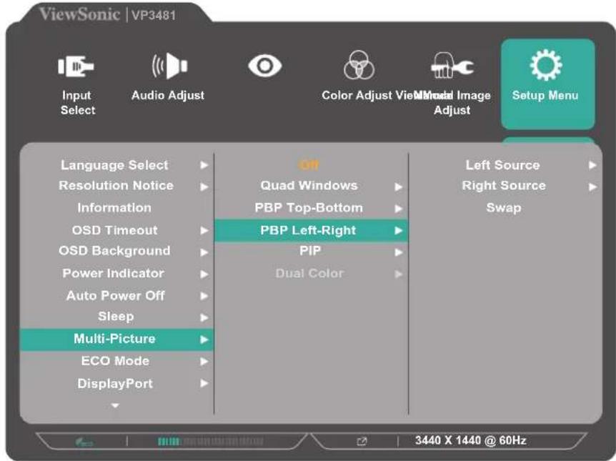VIEWSONIC VP3481 - KVM - 2