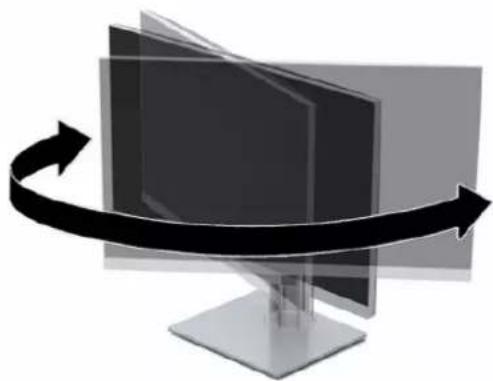 HP EliteDisplay E223d - Justering af skærmen - 2