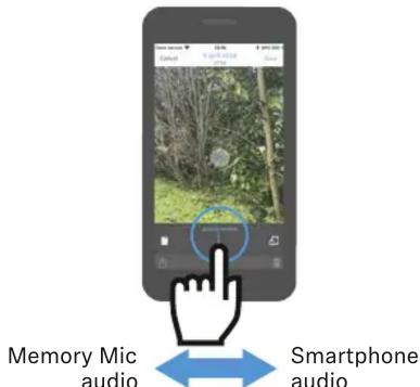 Memory Mic audio Smartphone audio