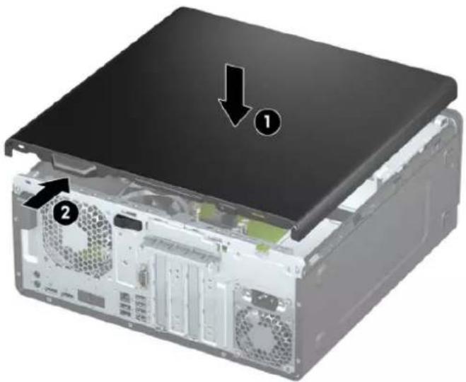 HP EliteDesk 800 G5 - Afmontering af computerens adgangspanel - 2