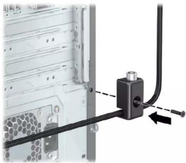 HP EliteDesk 800 G5 - Sikkerhedslås til HP-computer til virksomheder V2 - 8
