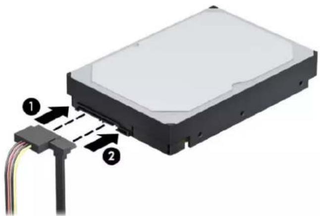 HP EliteDesk 800 G5 - Sådan installeres en 3,5" harddisk - 5