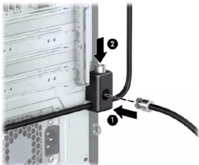 HP EliteDesk 800 G5 - Sikkerhedslås til HP-computer til virksomheder V2 - 9