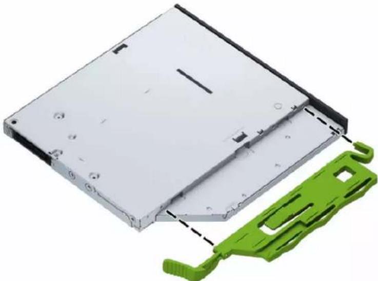 HP ProDesk 600 G5 - Montering af et 9,5 mm slankt optisk drev - 1