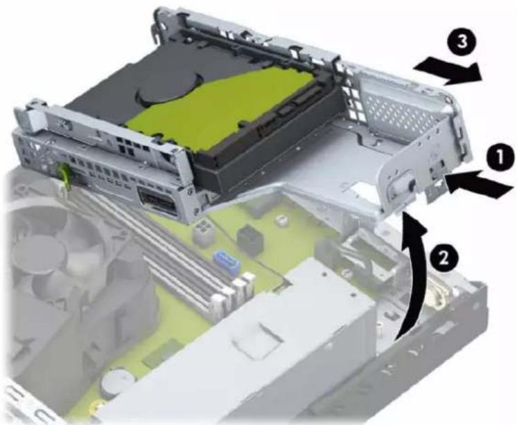 HP ProDesk 600 G5 - Afmontering og installation af M.2 SSD-lagerkort - 2