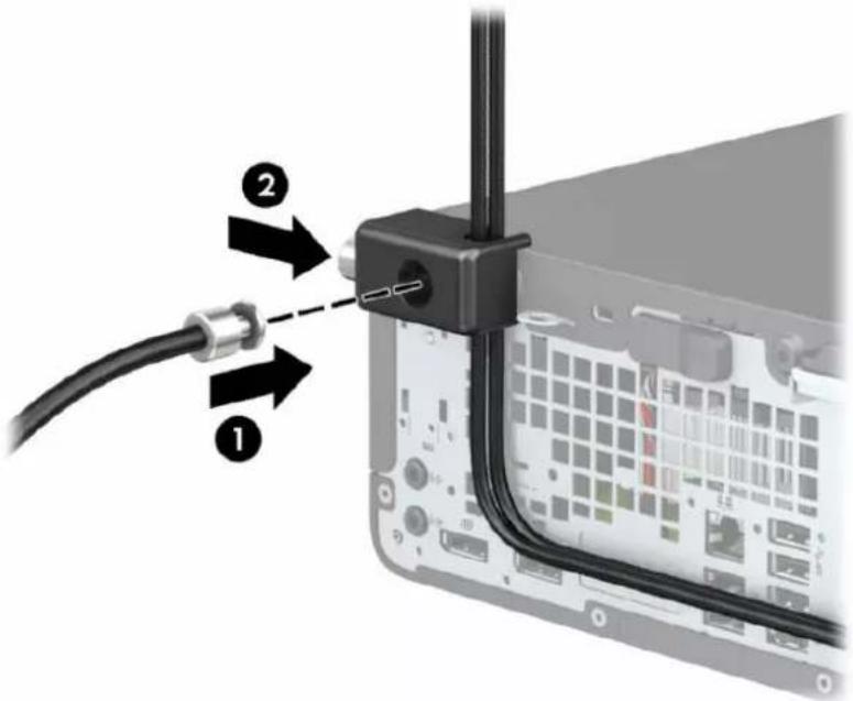 HP ProDesk 600 G5 - Sikkerhedslås til HP-computer til virksomheder V2 - 9