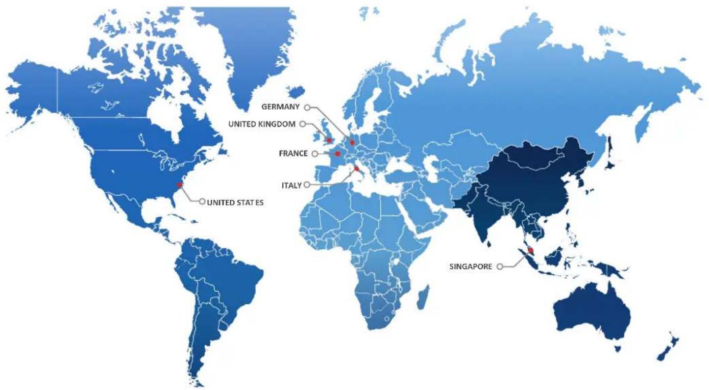 GERMANY UNITED KINGDOM FRANCE ITALY UNITED STATES SINGAPORE