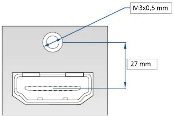 M3x0,5 mm 27 mm