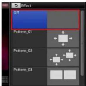 Effect Off Pattern_01 Pattern_02 Pattern_03
