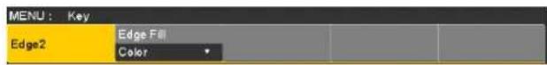 MENU : Key Edge2 Edge Fill Color