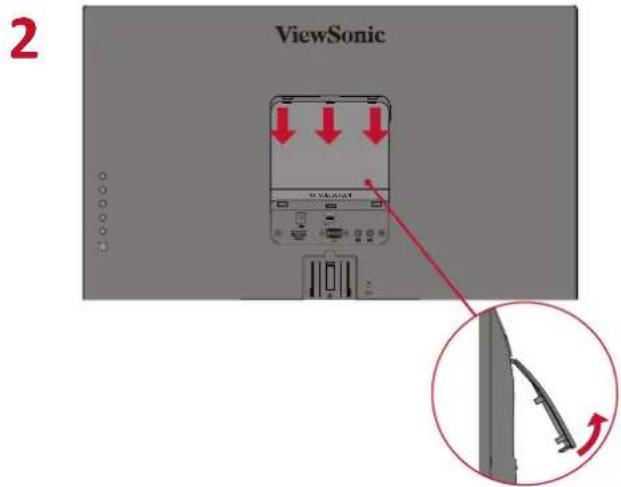 VIEWSONIC VX2485-MHU - Montering på væggen - 3