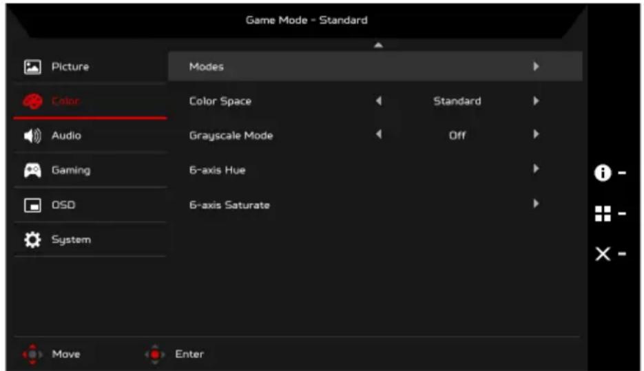 ACER Predator XB253Q - Note: - 2