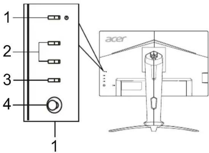 ACER Predator XB253Q - Base Controls - 1