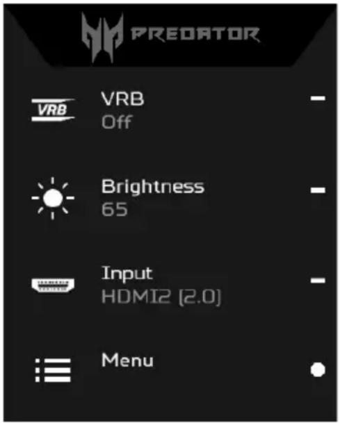 ACER Predator XB253Q - Main Page - 1