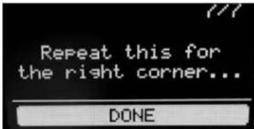 Repeat this for the right corner... DONE