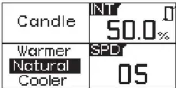 Candle INT 50.0% Warmer SPD Natural Cooler 05