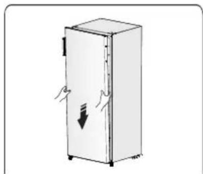 GORENJE R4142PW - ÆNDRING AF DØRENS HÆNGSLING - 16