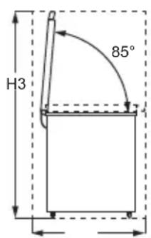 ELECTROLUX LCB3LE38W0 - Mått - 4