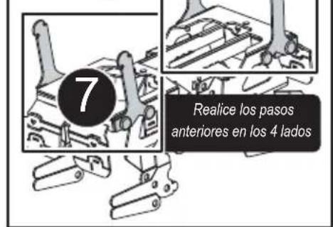7 Realice los pasos anteriores en los 4 lados