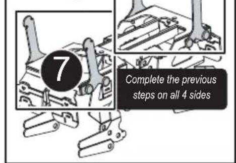 7 Complete the previous steps on all 4 sides