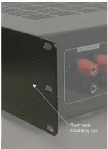 Rear rack mounting tab